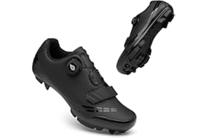 Hixingo Scarpe da Ciclismo Uomo Strada,Scarpe da Mountain Bike per Bici da Strada,Scarpe MTB Donna Road SPD Scarpe da Ciclismo da Bici Spin Compatibile Scarpe