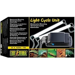 Exo Terra PT2245 Light Cycle Unit - elektronische Dimmerlampensteuerung für Terrarien 2x40W T8