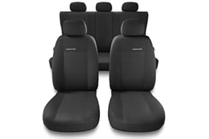 Mossa Coprisedili compatibili con Fiat Panda II, III (2003- ) - fodere sedili auto - set coprisedili auto universali - UNE-3