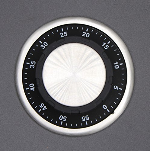 magnetischer Kurzzeit-Wecker, 60 Minuten – tolle magnetische Eieruhr in einem silber/schwarzen Design, mag_028 - 5
