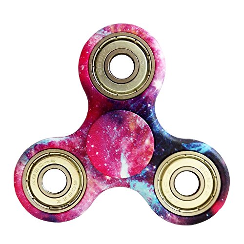EVERMARKET New Style Premium Tri-Spinner Fidget Toy With Premium Hybrid Ceramic Bearing - Galaxy