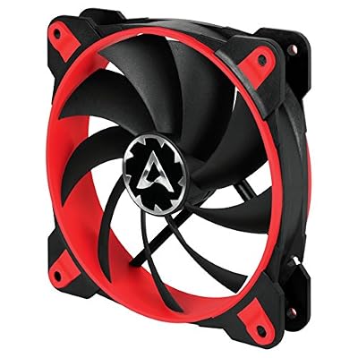 ARCTIC Bionix F120 - 120 mm Ventilateur Boîtier Gaming avec PWM PST - Ventilateur Refroidissement avec PST-Port - Réglage RPM en Synchro - Rouge