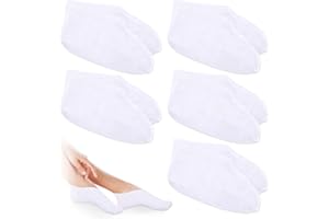 PROUSKY Moisturizing Socks Set, Foot Spa Socks Cotton Moisture Enhancing Socks Cosmetic Socks Cotton feet Socks for Dry Feet, Hard Cracked Heels, Calluses, Cuticles, Rough Skin