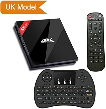H96 Pro Plus TV BOX Android 7.1 Amlogic912 Octa Core 2GB DDR3 16GB EMMC Smart TV Box Support 2.4G/5G Dual Band WIFI 1000M LAN 4K 3D With Wireless Mini Keyboard