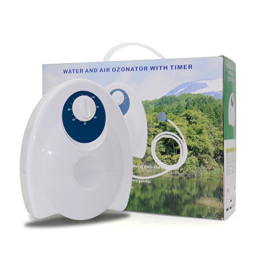 Ozon-Wasser- und Luftreiniger,Cymall Ozone Purifier Portable Ozo Ozonreiniger Portable Ozongenerator Ozonator Luft Wasser Sterilisator Luftreiniger für Home Fruchtgemüse Reinigung - 6