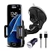 Produktbild NessKa® Premium Universal Auto Handy Halterung Halter mit Ladefunktion / Ladegerät Micro USB Ladekabel + KFZ USB Adapter für Samsung Galaxy S7 / S7 Edge / S6 / S6 Edge / Edge+ / S5 / S5 Neo / S4 / S3 / Mini / A3 2016 / A5 2016 / J1 / J3 / J5 / Xcover / Active / Note 1 2 3 4 5 / ATIV / Duos / Ace / Express / Grand / Prime / Pocket