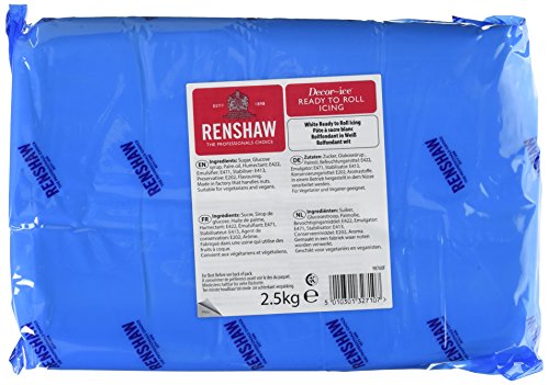 Just Roll With It Fondant Icing - White, 10 kg (Pack of 1)