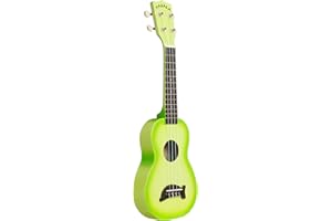 Kala Makala Dolphin Soprano Ukulele (Green Apple Burst)