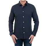 Marca: Jack&Jones Camisa Jack&Jones Hombre M Azul Marino 12128601 JPRNIEL Shirt L/S Plain Navy Blazer/Slim FIT