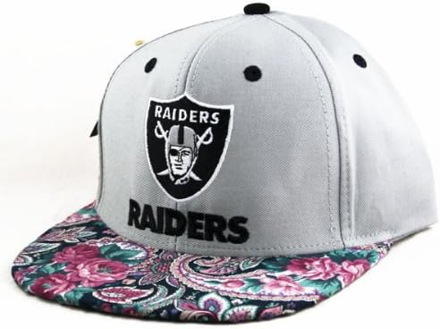 Los Angeles LA Raiders Custom Paisley Snapback Hat Cap