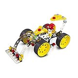 2015 Newest Kids Boys Girls DIY Educational Car Vehicle Bulldozer Building and Construction Puzzle Toy Kit Developing Intelligence for Children Age Over 5 Years Old, Vehicle Construction Kit