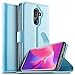 Produktbild KuGi Cubot X18 Plus Hülle, Cubot X18 Plus Wallet Case, Brieftasche Case Hülle PU Kunstleder Flip Case mit Standfunktion Kartenfächer und Bargeld für Cubot X18 Plus Smartphone.Blau