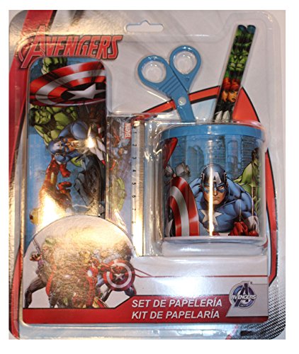Preisvergleich Produktbild Avengers Marvel Set aus Messertasche und PORTALAPICES