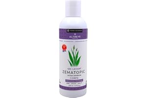 Altheys ZEMATOPIC Gel Lavant Eczema | Soigne l'Eczéma, Dermatite Atopique et Psoriasis | Crème au Plantain | Bébé - Enfant - Adulte | Corps - Visage - Cheveux | Vegan | 200 ml