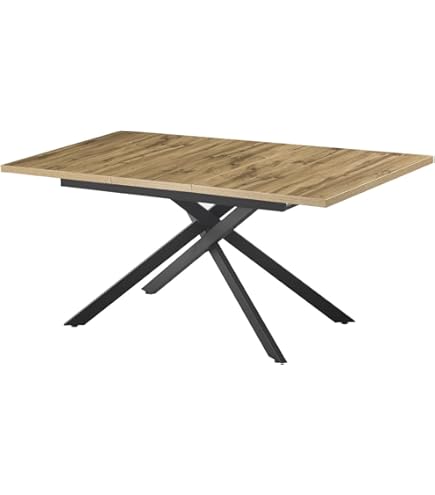B&D home Eettafel LIO, uittrekbaar 120-160 x 80 cm, 4-6 personen