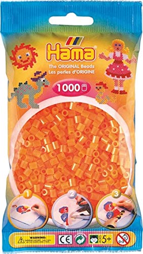 Sachet de 3000 perles a repasser hama midi couleurs assorties - loisirs