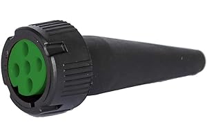 Aspöck - Conector bayoneta (5 pines), color verde