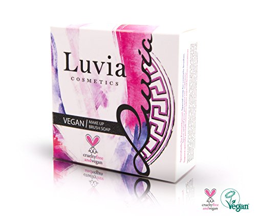 Luvia Cosmetics – Vegane Pinselreiniger Seife / Makeup Pinselreiniger zur Reinigung von Kosmetikpinseln – Vegan Brush Cleaner Soap – Ideal zur Reinigung von Pinselset Make Up Pinsel - 4