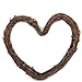 Price comparison product image SODIAL 1pc 30cm Christmas Rattan Ring American Style Natural Heart Rattan Festive Shop Window Door Hanging Wreaths