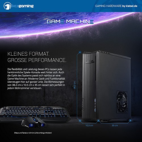 Kiebel [184650] Game Machine 2.0 – Intel i5-7400 (4×3.0GHz) | 8GB-2133 DDR4 | 1TB SSHD Hybrid HDD | NVIDIA GeForce GTX 1060 3GB | ASUS | LAN | Win10 | PC | Computer | HTPC - 5