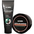 Luis Bien Sbiancante Denti Carbone Attivo Kit-Dentifricio Sbiancante Pulizia Denti-Sbiancante Professionale per Denti Bianchi