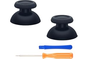 eXtremeRate Joystick pour ps5 Manette Accessoires,Stick Analogique pour ps4 Manette,Bâtons de Pouce-Noir Classique