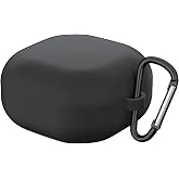 Kyver Silicone Protective Case, Compatible with Galaxy Buds 2 (Black)