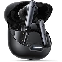soundcore av Anker Liberty 4 NC trådlösa brusreducerande hörlurar, 98,5 % brusreducering, adaptiv brusreducering för öron och