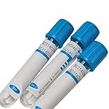 Risingmed Blood Collection Tubes ,Buffered Sodium Citrate Blood Collection Tubes Blood Coagulation Tubes 2ml 100pcs Plastic