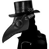 CompraFun Halloween Maschera del Medico della Peste, Maschera Steampunk Becco di Uccello Lungo Naso Dottore Nariz Retro Rock 