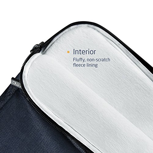 Plemo 13 – 13,5 Zoll Laptop Tasche mit Schultergurt, Hülle Tasche Aktentasche für Laptops / MacBook / Notebook, Dunkelblau - 3