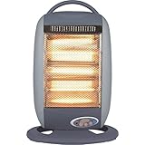 Silvano 38-EST-3GR - Estufa Halogena Grande con Asa y Mando Distancia