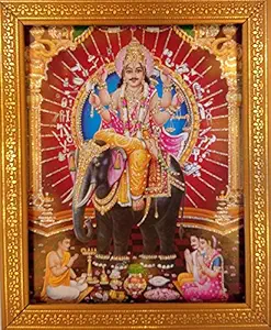 Shree Handicraft Lord Visvakarma ji Painting Photo Frame