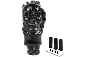 VOANZO Skull Gear Shift Knob – Universal Car Manual Gear Shift Knob Stick, Skeleton Design Shift Lever for Stylish and Durable Gear Shifting
