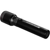 Ledlenser P6R şarj edilebilir LED el feneri, 1600 l&uuml;men, 320 m odak, USB-C, IP68 su ge&ccedil;irmez, 60 saat aydınlatma s&uuml;resi, 4 ay