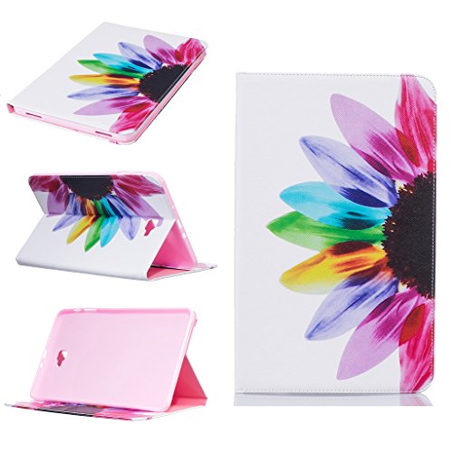Samsung Galaxy TAB A 10.1 Hülle, COLJOY Samsung Galaxy TAB A 10.1 SM-T580 T585 - Kunstledertasche PU Schutzhülle Tasche Leder Brieftasche Hülle Case Cover mit praktischer Ständerfunktion und Auto Sleep / Wake Up Funktion, BF52
