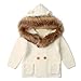 Produktbild Yanhoo Kinderkleidung, Kindermode Unisex Baby Winter Kapuzen Kragen Gestrickte Jacke Warme Baumwolljacke der Kinder Fleecejacke Wintermantel