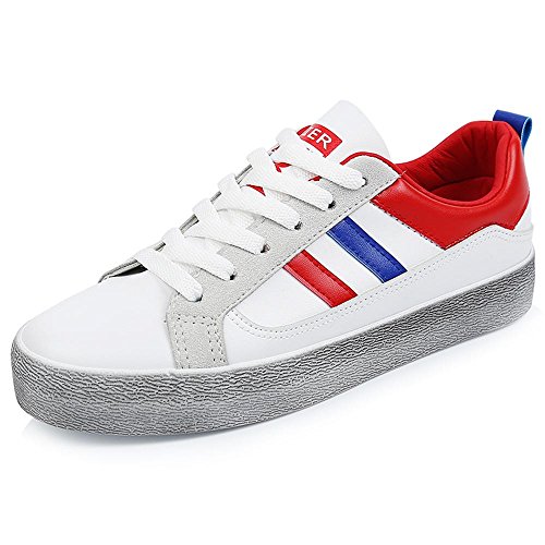 Women Make A Retro Old Shoes Head Flat Bottom Lace Leisure Movement Skates Sport Shoes.