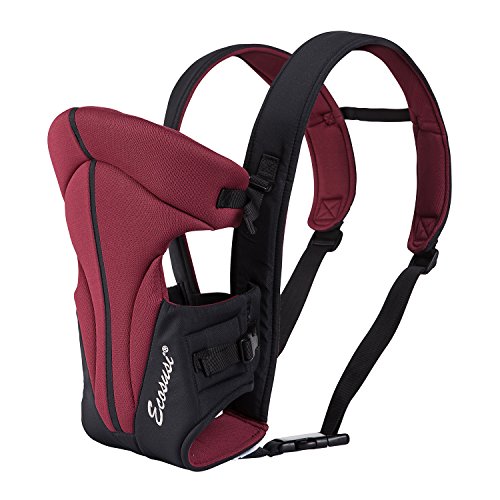 Ecosusi Babytrage 100% Polyester Bauch und Hüfttrage (3.6 - 9.1 kg) 3 Tragepositionen: Blickrichtung zum Elternteil, Blickrichtung zur Straße, auf dem Rücken des Elternteils