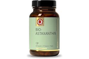 ‎QUINTESSENCE WISSEN, WAS GUT TUT. Quintessence Astaxanthin Bio Kapseln 60 Stk. - 6 mg je Kapsel, Vegan & ohne künstliche Zusätze, 100% Reinstoffqualität, Hervorragende Bioverfügbarkeit, Produziert in Österreich
