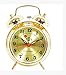 Produktbild YUEJIA Home Modische Einzelne Mechanische Wecker Retro Faule Leute Beobachten, Metall Und Maschinen Fastballs Werfen Aus Kleinen Alarm-, M-Gold