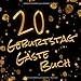Produktbild 20. Geburtstag Gästebuch: 120 Weiße Leere Seiten - Ohne Inhalt - Ideal zum Zeichnen und Malen - Zum Selbst Gestalten und Basteln - Tolles Geschenk für Freunde ca. 22cm x 22cm