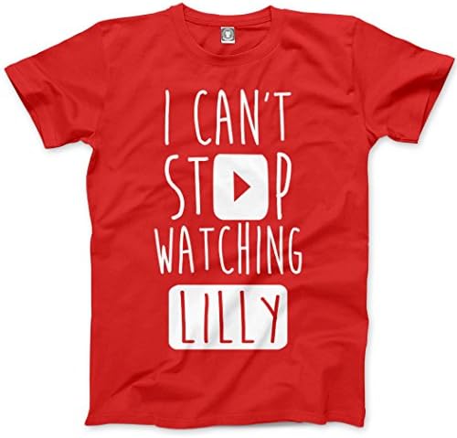 I Can't Stop Watching Lilly - Vlogger Star Kinder and T Shirtn T-Shirt - Lilly Singh lilly singh bawse lilly singh superwoman lilly singh youtube Lilly Singh merch - Alter 9/11 - 34'' Rote