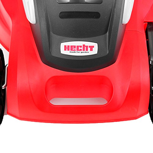 HECHT Elektro-Rasenmäher 1434 Elektro-Mäher (1400 Watt, 34 cm Schnittbreite, 3-fache Schnitthöhenverstellung 25-65 mm, 35 L Fangsack) - 5