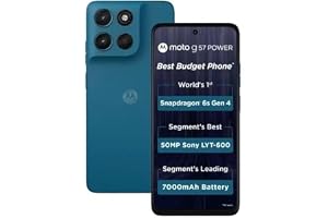 Motorola G57 Power 5G (Corsair, 8GB RAM, 128GB Storage) | Snapdragon 6s Gen 4 Processor | 6.72" FHD+ Display | 50MP LYT-600 +