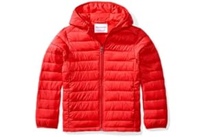 Amazon Essentials Piumino Leggero con Cappuccio Impermeabile e Ripiegabile Bambini e Ragazzi