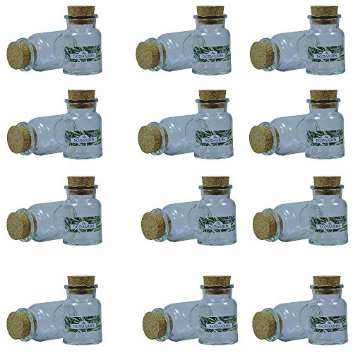 Viva-Haushaltswaren - 24 Gewürzgläser 150ml inkl. 24 Gewürz - Etiketten