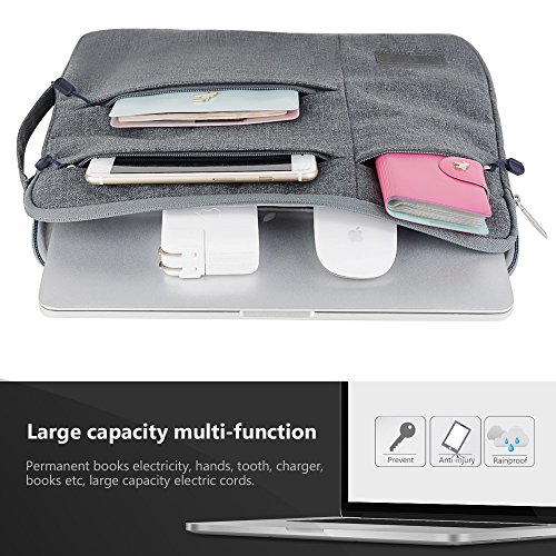 Laptop Sleeve Bag macbook Tasche - Yarrashop 15-15 6 Zoll multifunktionaler macbook pro tasche Aktentasche mit Seitentaschen Laptop Handtasche f  r Ma