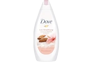 Dove Crème de bain riche Pure Bien-être Lait d'amande et parfum d'hibiscus 750 ml