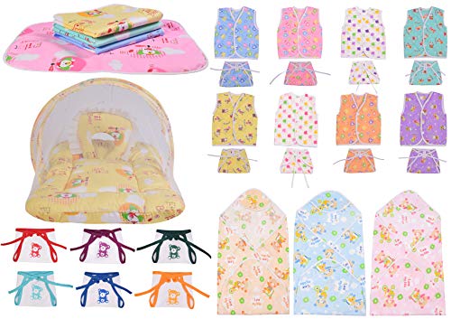 Baby Fly New Born Baby Boy/Baby Girl Combo Set/Birthday Gift Pack for 0-6 Months Baby